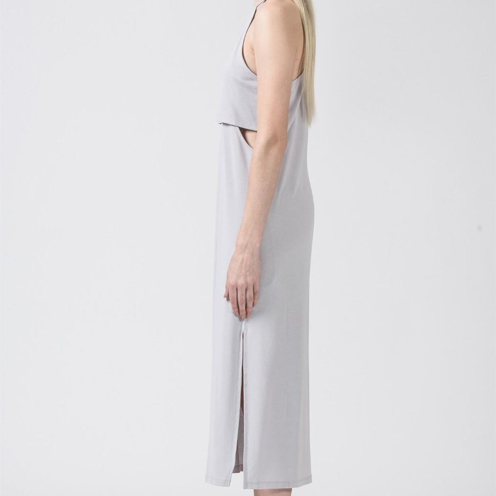 Boutique Layered Racerback NWT Midi Dress - Picture 6 of 8